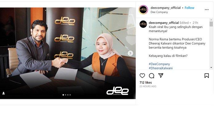 Norma Risma bersepakat menjadikan kisah rumah tangganya sebagai film