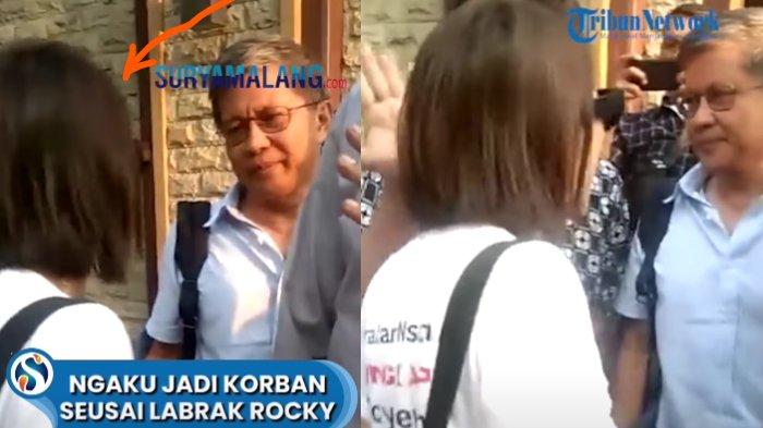 Noviana Kurniati pelabrak Rocky Gerung di Mabes Polri