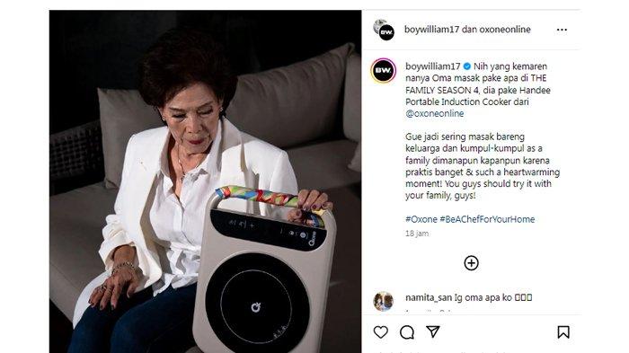 Oma Lazuardi Terima Endorse di Instagram Boy William