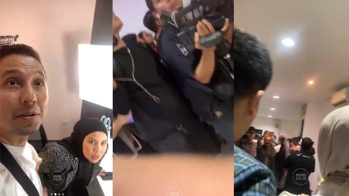 Orang-orang di kantor baru Baim Wong panik keluar gedung