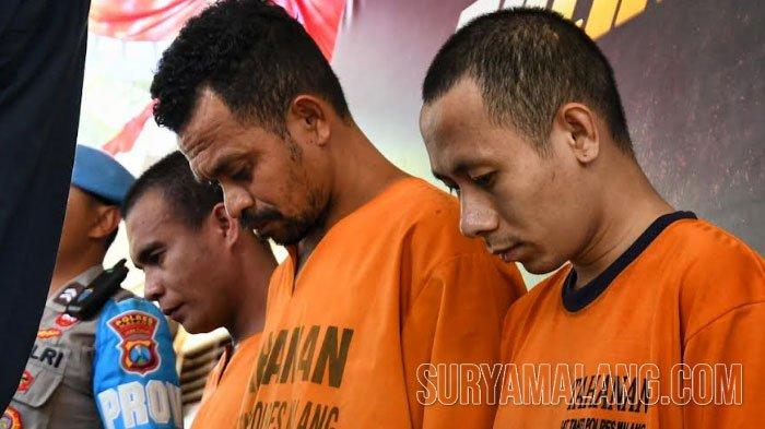 PEMBUNUH KRISNAEL MURRI: Yeremias Sigibertus Maya alias Yeri (30), Jonio Fernandes alias Jofer (34), Remigius Mario Bere Seran alias Rendi (23).