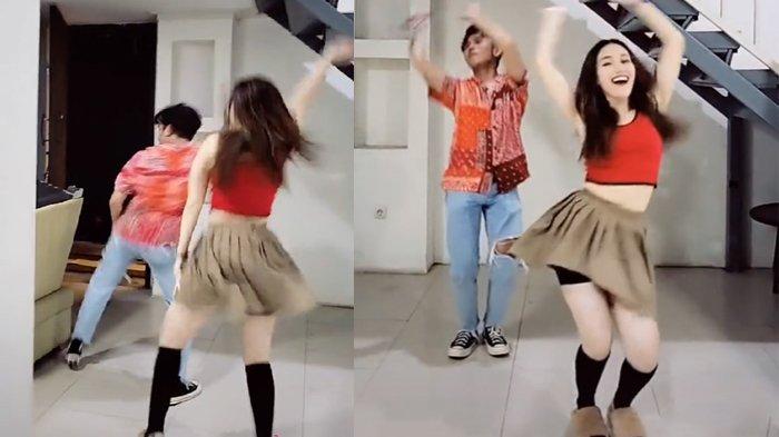 Penampilan Ayu Ting Ting ketika dance tampil seksi dan memukau