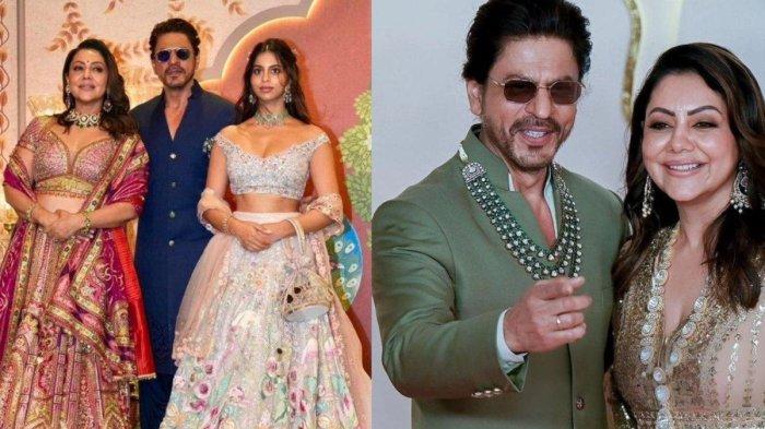 Penampilan keluarga Shah Rukh Khan di pernikahan Anant Ambani