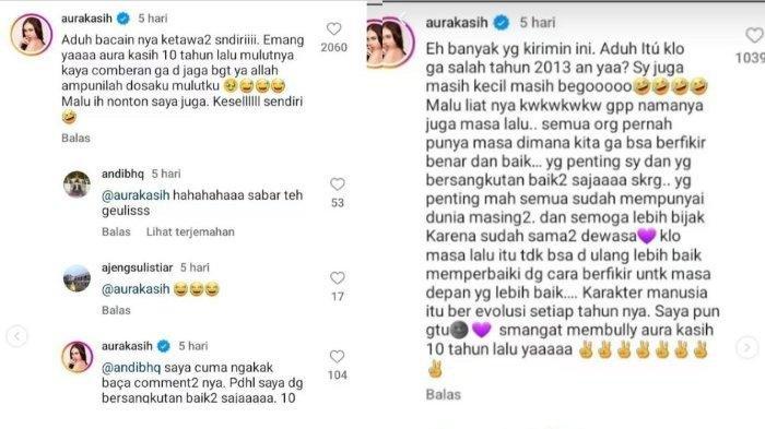 Penyesalan Aura Kasih atas ucapannya di masa lalu
