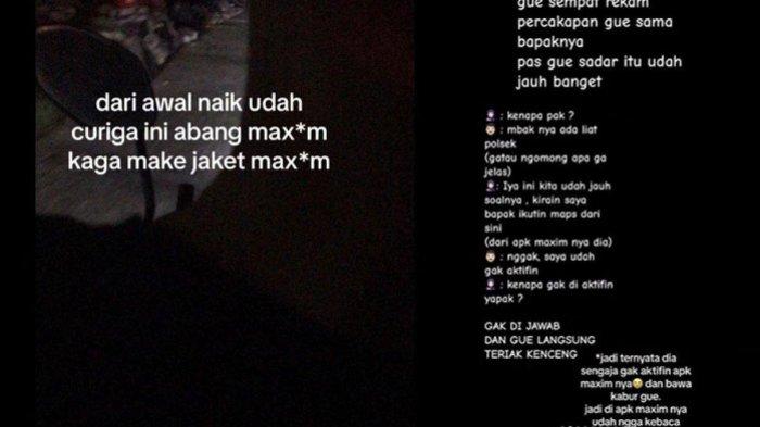 Percakapan cewek dengan driver ojol