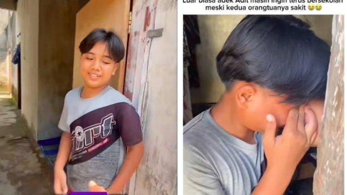 Perjuangan Bocah 13 Tahun Rawat Ayah dan Ibu yang Stroke di Rumah Sederhana, Hebat Tak Putus Sekolah