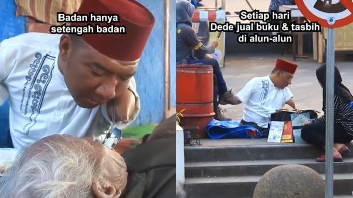 Perjuangan Dede Difabel Rawat Ayahnya yang Lumpuh