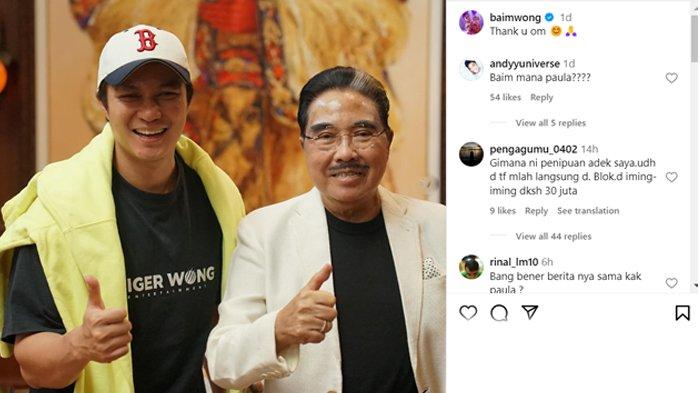 Pertemuan Baim Wong dan Hotma Sitompul