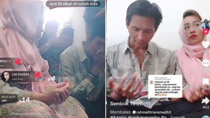 Pinkan Mambo menikah dengan Arya Khan penjual singkong