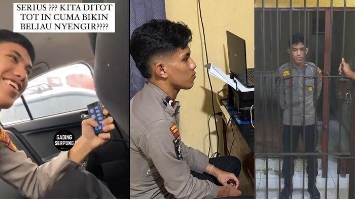 Polisi di Jambi Nyenyir-Nyengir Mainkan Sirine Strobo, Kini Mendekam di Sel Tahanan