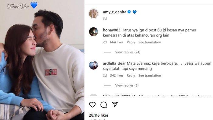Postingan Amy Qanita setelah Jeje memaafkan Syahnaz