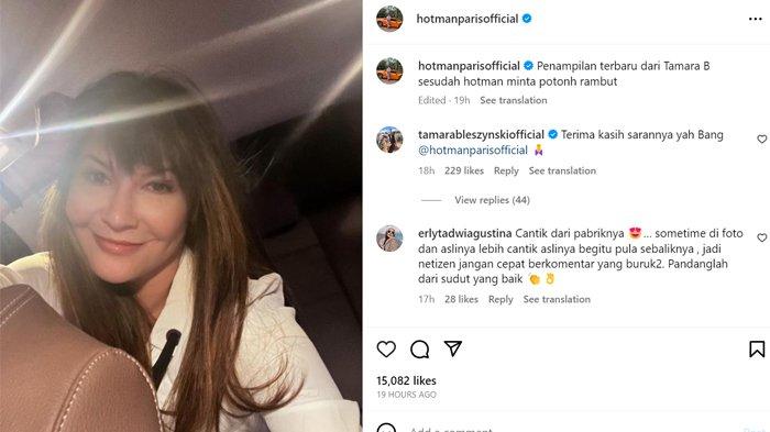 Postingan Hotman Paris mengunggah foto terbaru Tamara Bleszynski