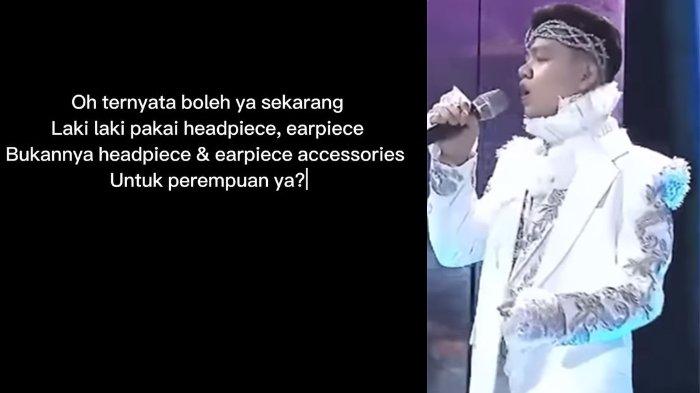 Postingan Ivan Gunawan terkait aksesoris yang dipakai sejumlah penyanyi priadi televisi
