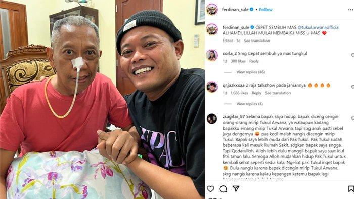 Postingan Sule mengabarkan kondisi Tukul Arwana