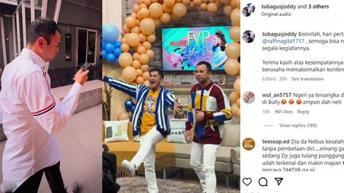 Postingan Tubagus Joddy kini jadi karyawan Raffi Ahmad