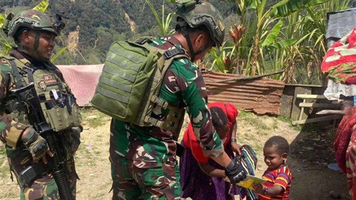 Postingan akun TNI tentang kegiatan Lettu Fardhana dan anggotanya