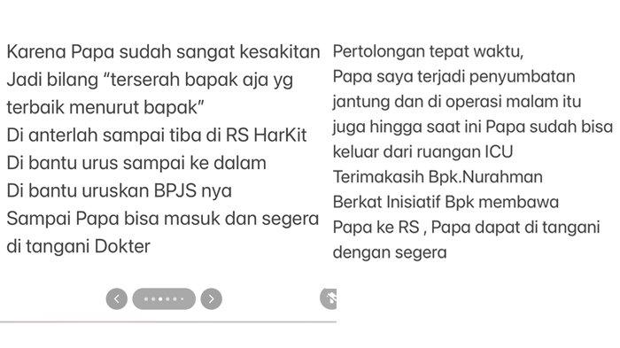 Postingan anak penumpang yang mengungkap kebaikan driver taksi online