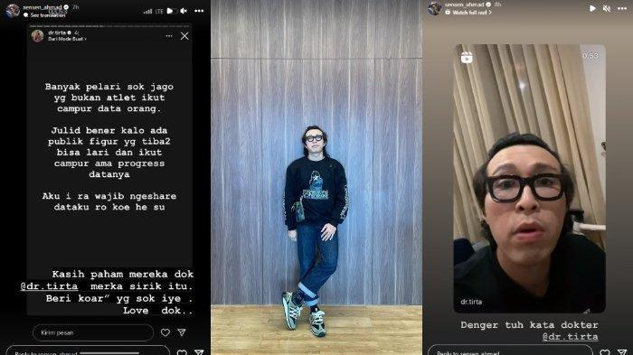 Postingan dokter Tirta ikut bela Raffi Ahmad yang dinyinyiri gara-gara lari maraton