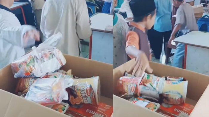 Postingan murid SD beri THR kepada guru 1