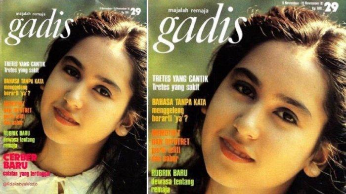 Potret Kartika Sari Dewi, anak Soekarno dan Ratna Sari Dewi jadi model majalah saat masih muda. (Instagram/@kartikasoekarnofoundation)