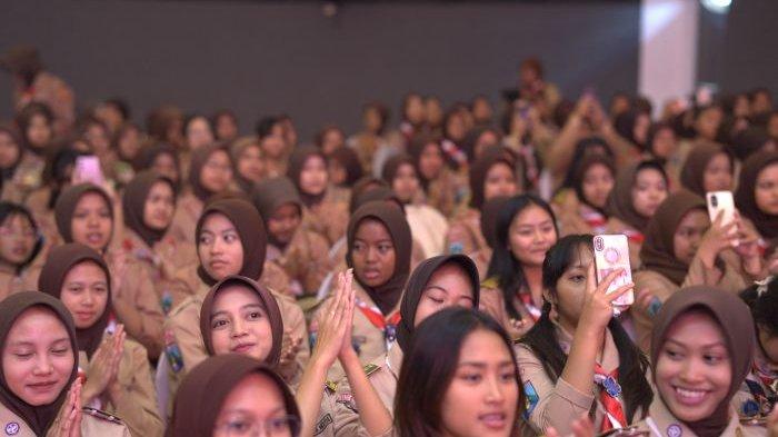 Ratusan anggota Pramuka Penegak antusias mengikuti gelaran Wawasan Kebangsaan di Malang Creative Center (MCC) (30/11).
