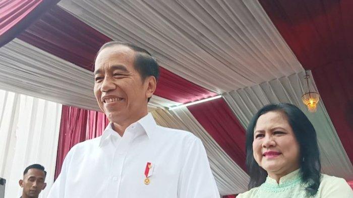Presiden Joko Widodo didampingi Ibu Negara Iriana Joko Widodo