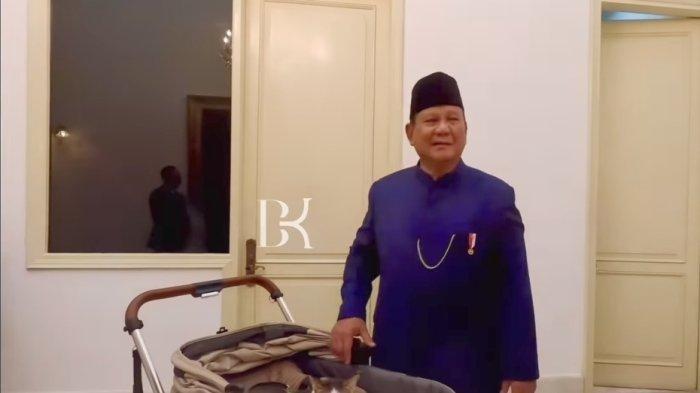 Presiden Prabowo Subianto dan Bobby Kartanegara, kucing peliharaannya