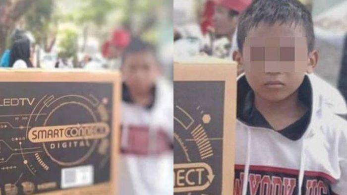 RIfky, bocah yang batal dapat hadiah umrah