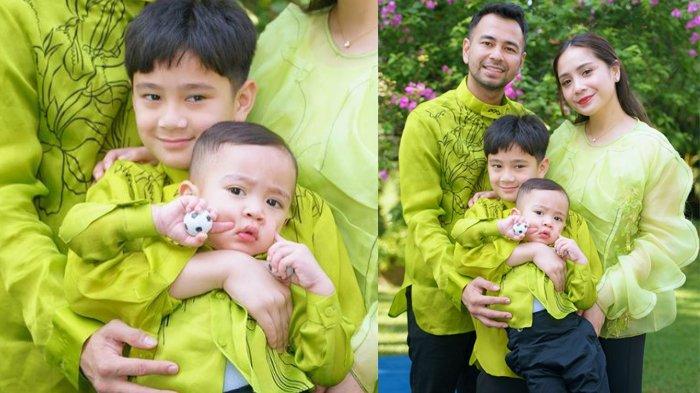 Rafathar dan Rayyanza foto bareng Raffi Ahmad dan Nagita Slavina spesial Idul Adha