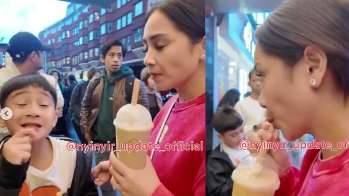Rafathar protes Nagita Slavina suka beri makanan bekas ke karyawan