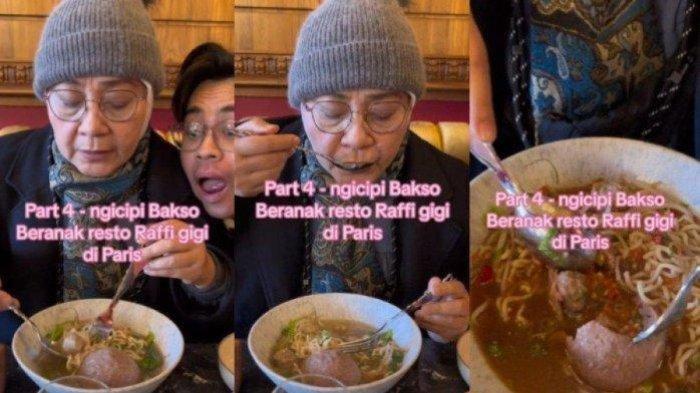 Review TikTokers Jajal Bakso Raffi Ahmad di Paris, Seporsi Harga Setengah Juta, Rasa Kuahnya Disorot