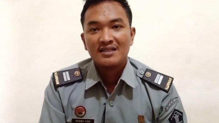 Robby Adriansyah memberikan klarifikasi terkait pernyataan Kadivpas Kanwil Kemenkumham Sumsel, Mulyadi. (capture video)