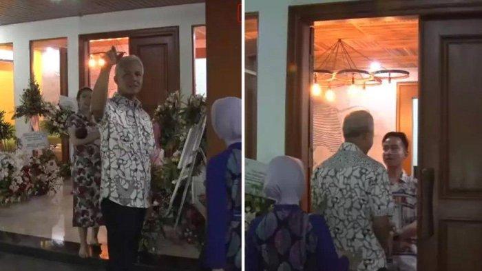 Rumah Gibran dan Selvi Ananda saat dikunjungi Ganjar Pranowo