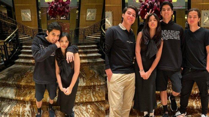 Safeea Ahmad dekat dengan anak-anak Maia Estianty (Instagram @alghazali)