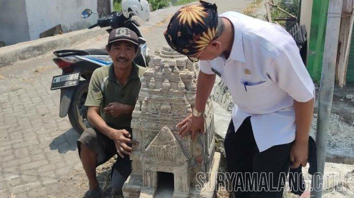 Sebuah miniatur candi ditemukan di Dusun Karangmakmur, Desa Kerpangan Kecamatan Leces, Kabupaten Probolinggo.