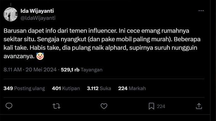 Selebgram Zoe Levana mengalami kejadian tidak mengenakkan karena terjebak di jalur busway