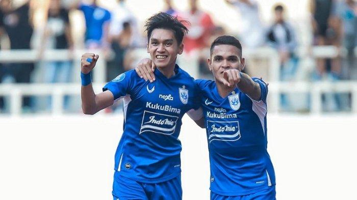 Selebrasi pemain PSIS Semarang saat mengalahkan Arema FC 2-0 pada pekan ketujuh Liga 1 2023 di Stadion Jatidiri, Semarang, Rabu (9/8/2023).