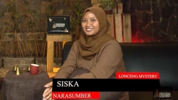 Siska, narasumber dalam podcast YouTube Lonceng Mystery tentang sekte pengabdi setan di Kota Malang.