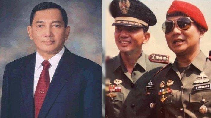 Sjafrie Sjamsoeddin dan Prabowo saat dinas di Yonif Linud 328 (Instagram @sjafrie_sjamsoeddin)