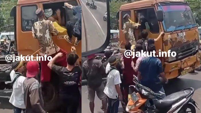 Sopir truk viral diamuk warga pengantar jenazah