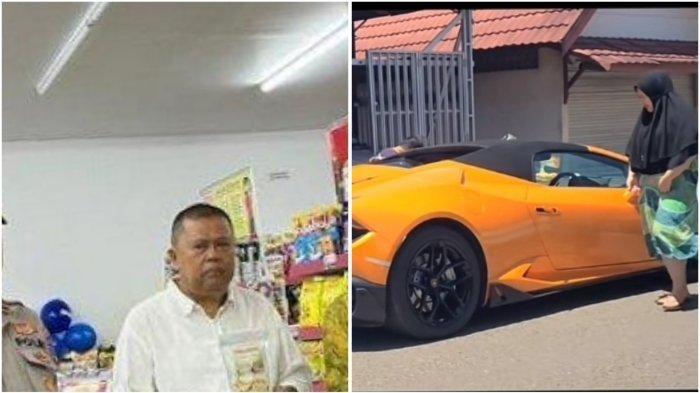 Sosok Ayah Emak-emak Pakai Daster Naik Lamborghini Viral