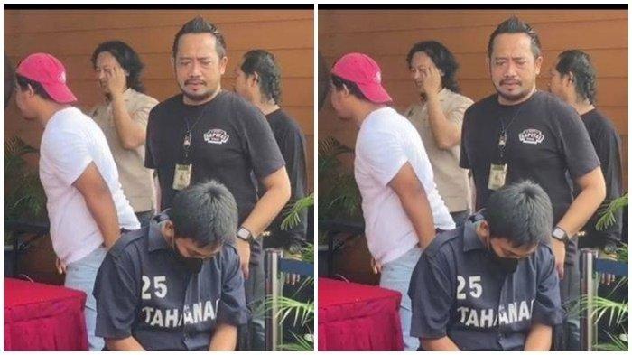 Sosok Maudito Aldo (23) mahasiswa kedokteran di kampus ternama Semarang yang jadi pesakitan selepas melakukan pencurian mobil Fortuner milik temannya sesama mahasiswa dengan dalih iseng saat gelar kasus di Pos Simpang Lima, Kota Semarang, Senin (6/6/2024).