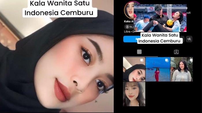 Sosok keke wanita pingsan digendong Mayor Teddy ajudan Prabowo