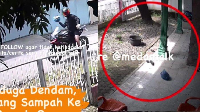 Sosok pemotor diduga balas dendam karena ditegur warga 1