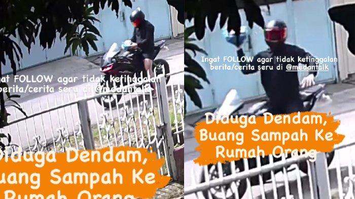 Sosok pemotor diduga balas dendam karena ditegur warga