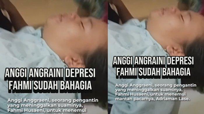 Sosok wanita mirip Anggi terkapar disebut depresi