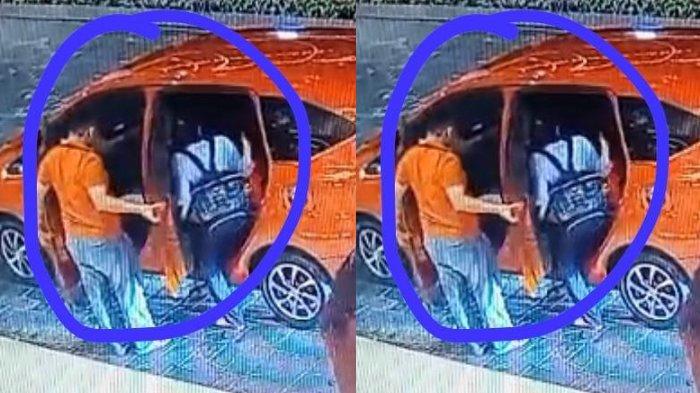 Sosok wanita penemu cincin Hotman Paris masuk mobil