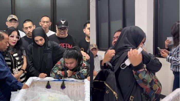 Suasana duka adik Melly Goeslaw meninggal dunia 2