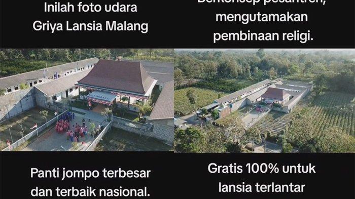 Tampak atas Panti Jompo Griya Lansia Malang