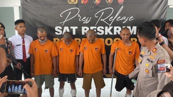 Tampang para pelaku perampokan di Kabupaten Bogor berhasil diringkus